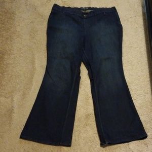 Lane Bryant  No Zip Button Waist Closure Jeans